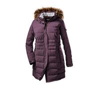 STOY WMN Quilted PRK A Parka con Aspecto de plumón y Capucha Desmontable, Mujer, Berenjena, 50