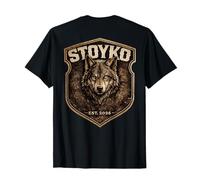 STOYKO Wolf Biker Estoicismo | Moda Estoica Masculina Camiseta