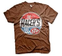STP Licenciado Oficialmente The Racer's Edge Hombres Camiseta (Marrón), XX-Large