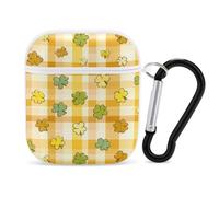 Stpatrick's Day Shamrocks Lucky - Funda protectora para auriculares Bluetooth compatible con Airpods 1/2