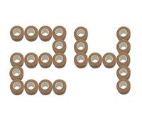 STpro Non Tessuto Coesive Elastica Benda Flessibile Bendaggio in Varia Colori 5cm x 24 Rotoli,Pelle (Beige)