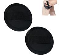 STQSMLUAS 2PCS No-Pain Exfoliating Bath Scrubber Glove, Scrub Bath Pads | Gently Exfoliate, Unclog Pores, Reveal Brighter Skin. Durable Rubber, Easy to Rinse, Reusable, For Women and Men (A)