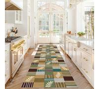 Stqyeiw Alfombra de Pasillo, Alfombra de Cocina Antideslizante 110 x 250 cm Alfombra de Corredor Larga Extra Antideslizante, Lavable para Pasillo, Cocina, Entrada, Lavandería