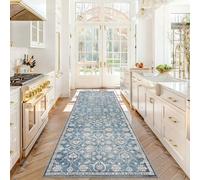 Stqyeiw Alfombra de Pasillo, Alfombra de Cocina Antideslizante 110 x 400 cm Alfombra de Corredor Larga Extra Antideslizante, Lavable para Pasillo, Cocina, Entrada, Lavandería