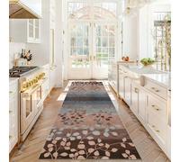 Stqyeiw Alfombra de Pasillo, Alfombra de Cocina Antideslizante 50 x 260 cm Alfombra de Corredor Larga Extra Antideslizante, Lavable para Pasillo, Cocina, Entrada, Lavandería