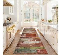 Stqyeiw Alfombra de Pasillo, Alfombra de Cocina Antideslizante 80 x 500 cm Alfombra de Corredor Larga Extra Antideslizante, Lavable para Pasillo, Cocina, Entrada, Lavandería