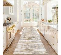 Stqyeiw Alfombra de Pasillo Larga 50 x 230 cm Antideslizante y Lavables Alfombra Corredor de Pelo Corto tapetes de Cocina para Entrada lavandería Corredor Pasillo