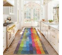 Stqyeiw Alfombra de Pasillo Larga 70 x 180 cm Antideslizante y Lavables Alfombra Corredor de Pelo Corto tapetes de Cocina para Entrada lavandería Corredor Pasillo