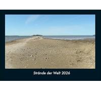 Strände der Welt 2026 Fotokalender DIN A4: Monatskalender mit Bild-Motiven aus Fauna und Flora, Natur, Blumen und Pflanzen