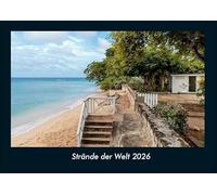 Strände der Welt 2026 Fotokalender DIN A4: Monatskalender mit Bild-Motiven aus Fauna und Flora, Natur, Blumen und Pflanzen