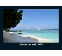 Strände der Welt 2026 Fotokalender DIN A5: Monatskalender mit Bild-Motiven aus Fauna und Flora, Natur, Blumen und Pflanzen