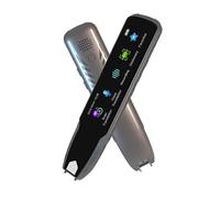 STRAFBRG Bolígrafo traductor de escaneo Voz Inteligente, bolígrafo multifunción en Tiempo Real for traducción Idiomas, Diccionario for Viajes Negocios al Extranjero,Múltiples Funciones(Nero)