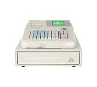 STRAFBRG Caja registradora electrónica de 48 Teclas, cajero automático POS, supermercado, Pantalla LED