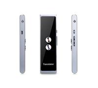 STRAFBRG Traductor de Voz inalámbrico a 40 Idiomas, Multiusos, Inteligente, instantáneo, for Viajes Negocios, Estudios, traducción,Múltiples Funciones(Silver)