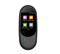 STRAFBRG Traductor de Voz Inteligente portátil, 119 Idiomas, traductor en Tiempo Real, Altavoz, Dispositivo traducción for Viajes - Omni-Tecnología(Nero)