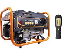 Strahlemann Generador de energía 7 CV gasolina 3,3kW 230V + batería COB