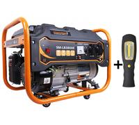 Strahlemann Generador Gasolina Generador Eléctrico 7 Ps 3,3kW 230V +LED Luz