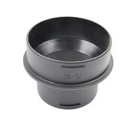 Straight Air Heater Duct - Nylon, Connector Pipe High-Temp Resistant | Outlet Joiner Car Heater Ducting Connector, Reducer For 75mm To 60mm Heaters, Automotive HVAC, Airflow Systems, Workshop