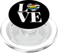 Straight Alliance 'Love' | Bandera del Orgullo de Ally Straight PopSockets PopGrip para MagSafe