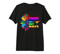 Straight But I Don't Sunflower Rainbow Gay LGBT Pride Month Camiseta Premium