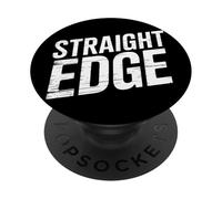 Straight Edge Forever For Life Straight Edger XXX sXe PopSockets PopGrip Adhesivo