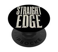 Straight Edge Forever For Life Straight Edger XXX sXe PopSockets PopGrip Adhesivo