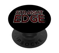 Straight Edge Forever For Life Straight Edger XXX sXe PopSockets PopGrip Adhesivo