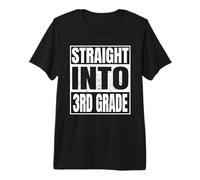 Straight Into 3rd Grade tee Back to School Gifts Third Grade Camiseta Premium