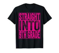 Straight Into 9th Grade Shirt Back to School Ninth Grade Camiseta