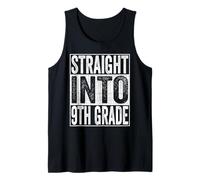 Straight Into 9th Grade Shirt Back to School Ninth Grade Camiseta sin Mangas