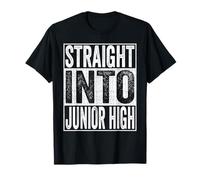 Straight Into Junior High Shirt Back to School Junior High Camiseta