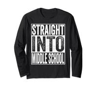 Straight Into Middle School Shirt Back to Middle School Manga Larga