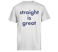 Straight Is Great But Im A Cheerleader Camiseta De Manga Corta De Hombre Gris