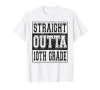 Straight Outta 10th Grade Class 2026 Boys Kids Tenth Grade Camiseta