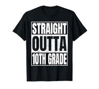 Straight Outta 10th Grade Class 2026 Gifts Tenth Graduation Camiseta