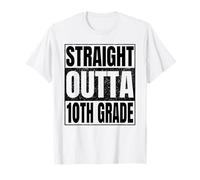 Straight Outta 10th Grade Graduate Class of 2026 Tenth Grade Camiseta