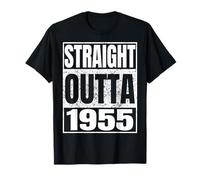 Straight Outta 1955 Classic Year Birth of Birthday Vintage Camiseta