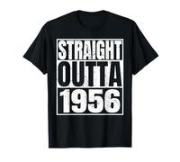 Straight Outta 1956 Vintage Year Classic Birth of Birthday Camiseta