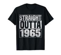 Straight Outta 1965 Classic Years Vintage Birth of Birthday Camiseta