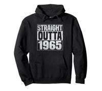 Straight Outta 1965 Classic Years Vintage Birth of Birthday Sudadera con Capucha