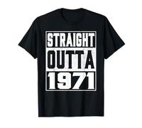 Straight Outta 1971 Vintage 1971 Years Old Birth of Birthday Camiseta