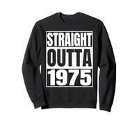 Straight Outta 1975 50th Birthday Gifts 50 Years Old Vintage Sudadera