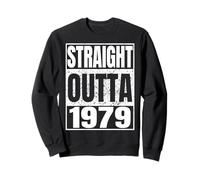 Straight Outta 1979 Classic Year Birth of Birthday Vintage Sudadera