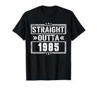 Straight Outta 1985 Birth of Birthday Born in 1985 Vintage Camiseta