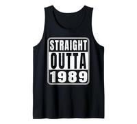 Straight Outta 1989 Classic 1989 Vintage Birth of Birthday Camiseta sin Mangas