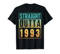 Straight Outta 1993 Vintage Years Birth of Birthday Classic Camiseta