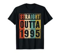 Straight Outta 1995 Classic Birth of Birthday 1995 Vintage Camiseta