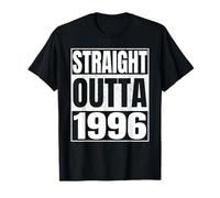 Straight Outta 1996 Birth of Birthday 1996 Years Old Vintage Camiseta