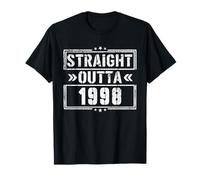 Straight Outta 1998 Birth of Birthday Born in 1998 Vintage Camiseta