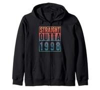 Straight Outta 1998 Birth of Birthday Classic 1998 Vintage Sudadera con Capucha